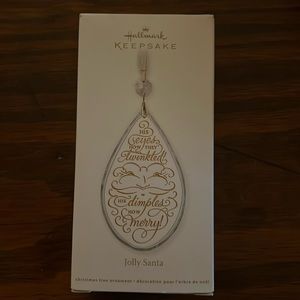 Hallmark keepsake jolly Santa